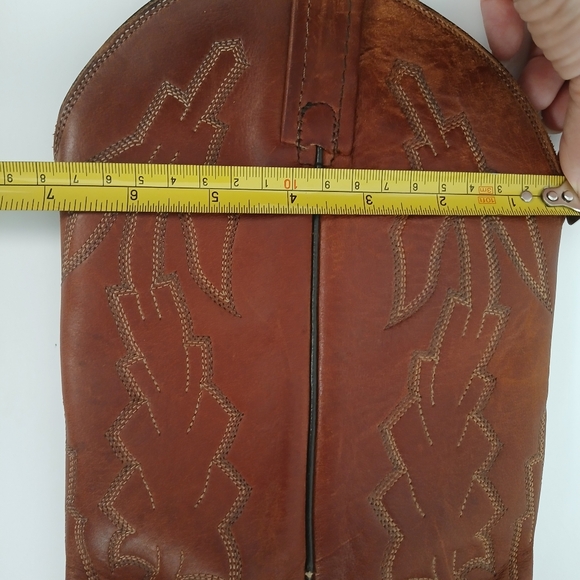 Dan Post Men\'s Marlboro Cowboy Western Leather Boots Size 9.5D Vintage main image 4
